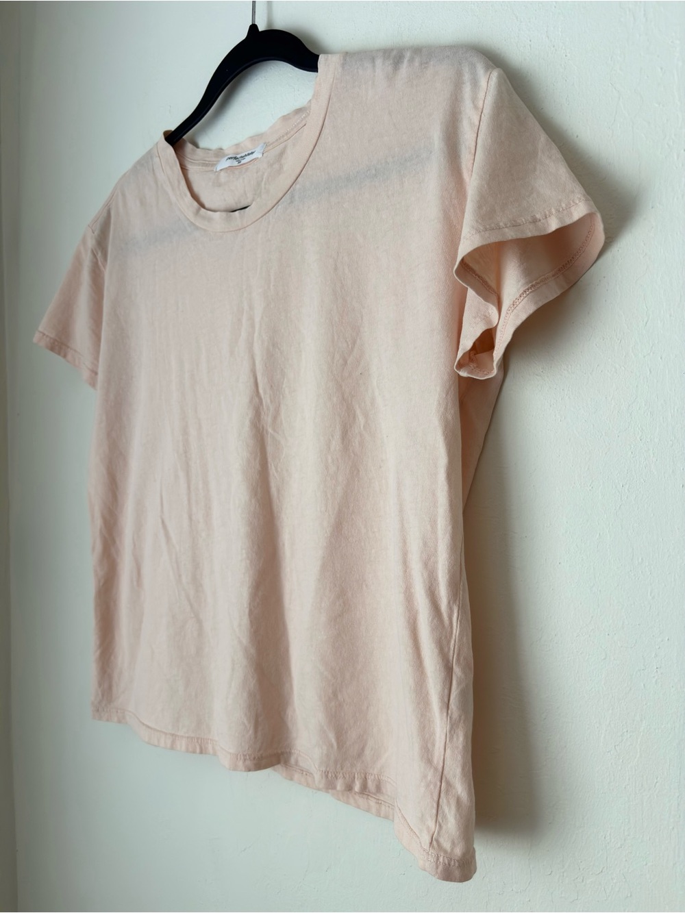 PerfectWhiteTee Harley Tee in Peaches and Cream T68 Size XS Casual Boxy Cotton - Picture 2 of 10